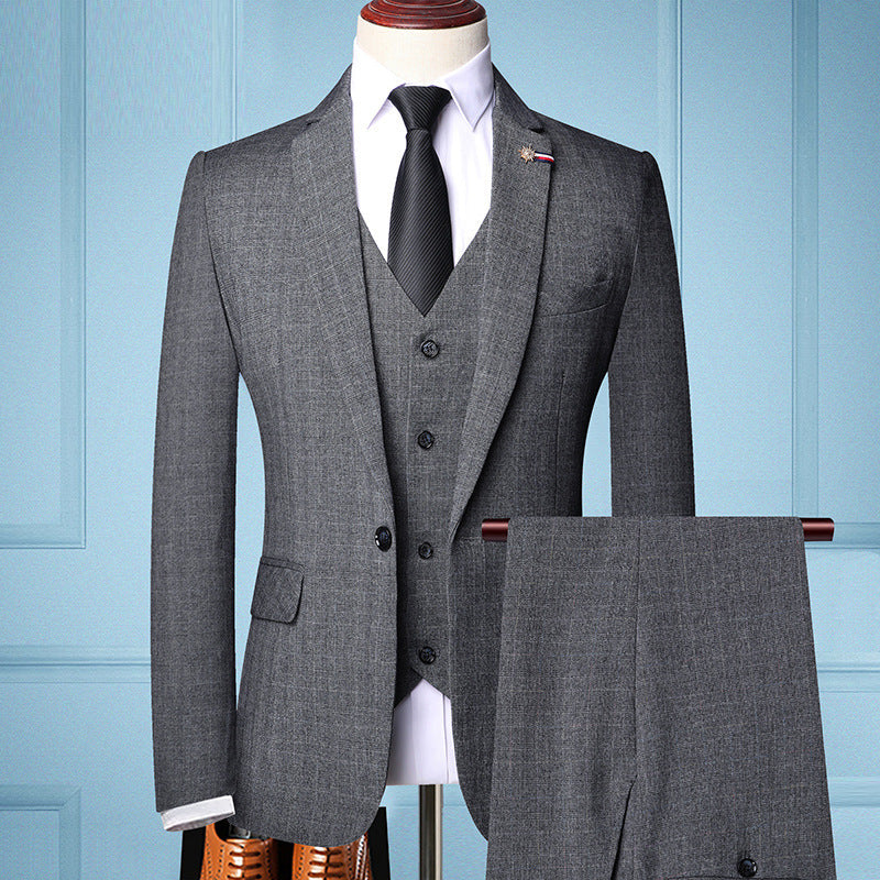 Stylish 3-Piece Men's Suit with Comfortable Fit
