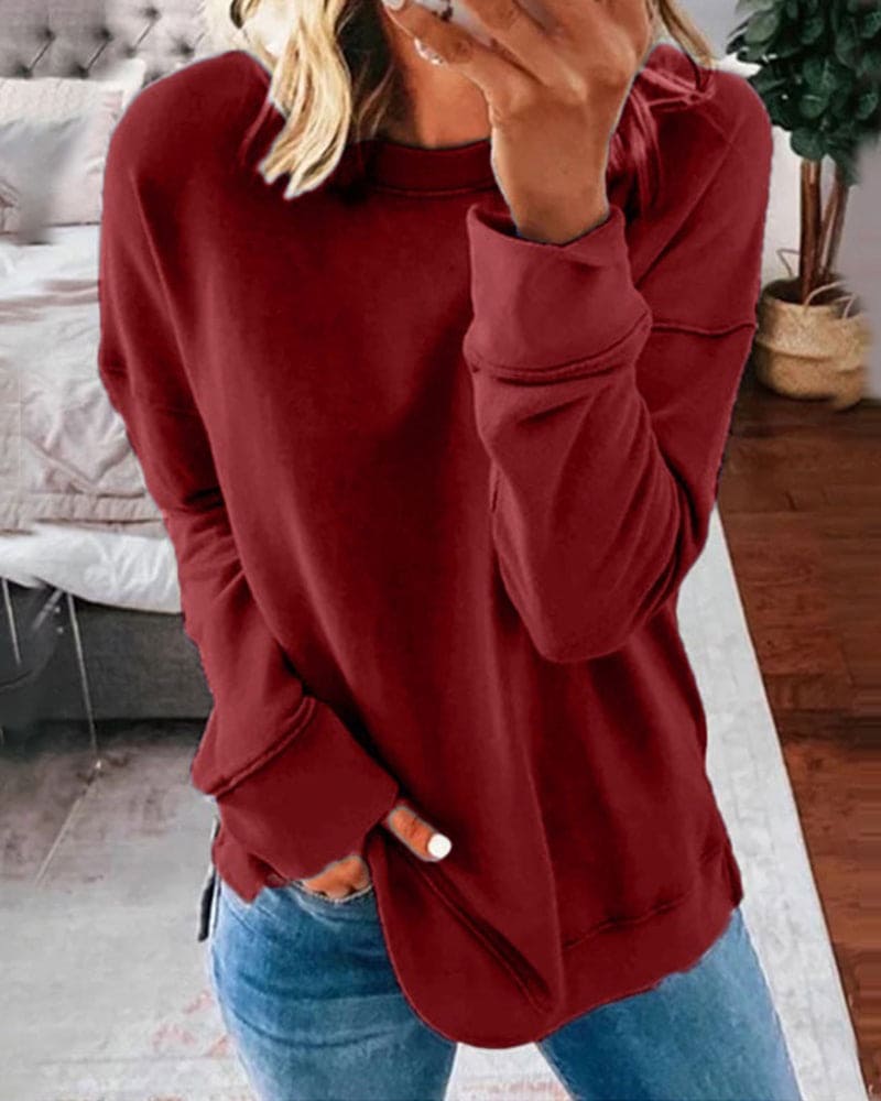 Women’s Casual Oversized Sweatshirt Everyday Pullover