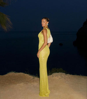 Elisa | Women's Sleeveless Maxi Dress