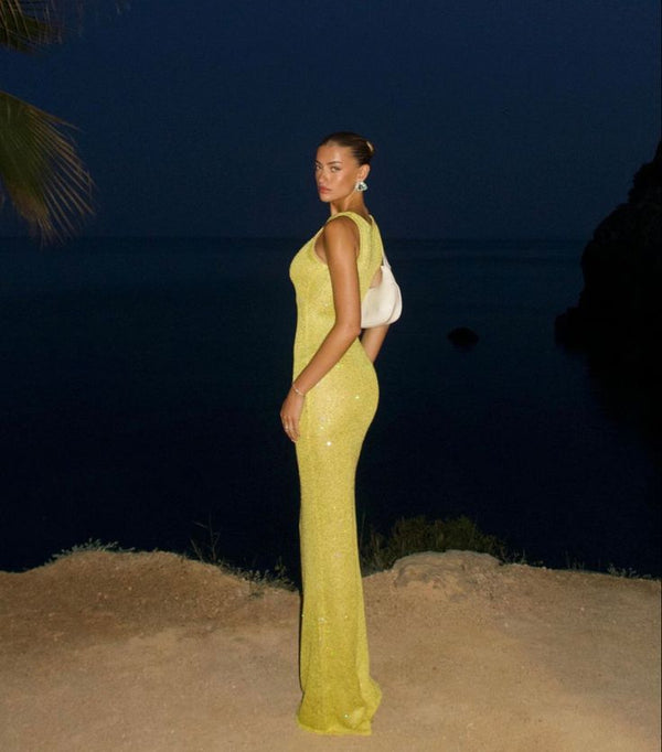Elisa | Women's Sleeveless Maxi Dress