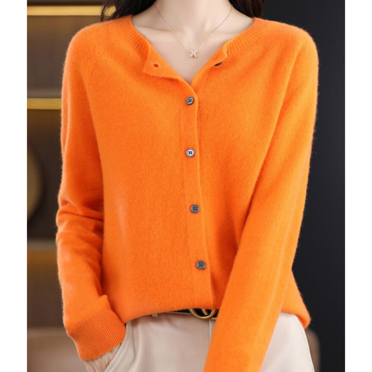 Women’s Classic V-Neck Soft Knit Cardigan
