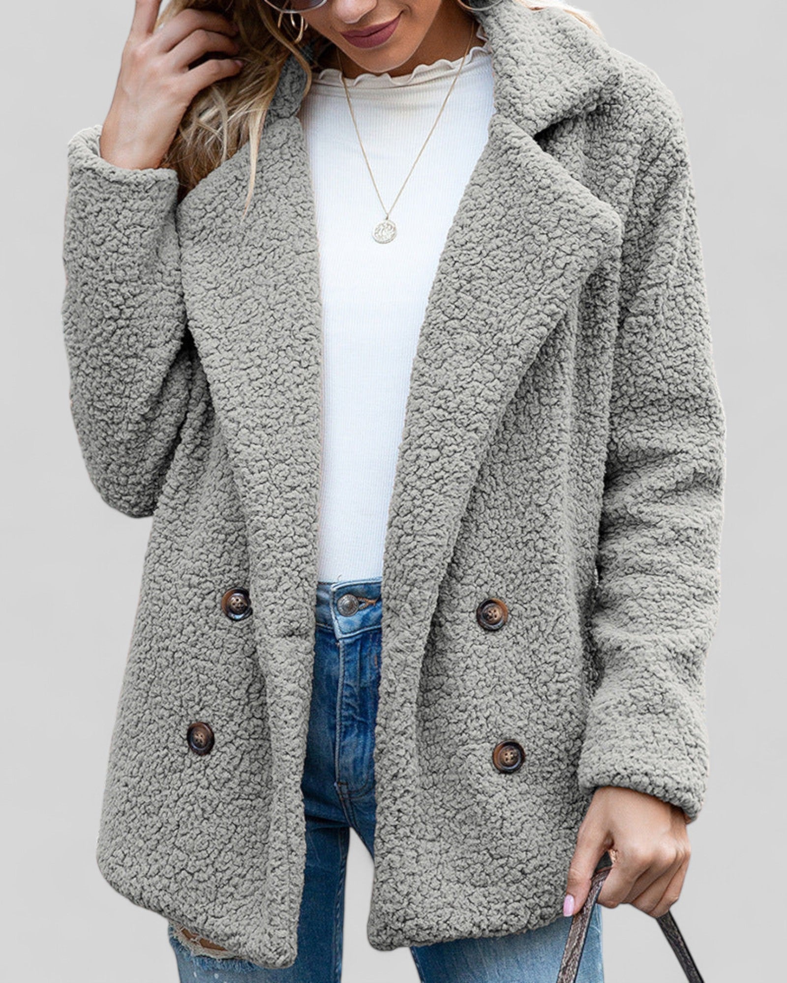 Stylish Soft Women's Coat - Elegance & Comfort