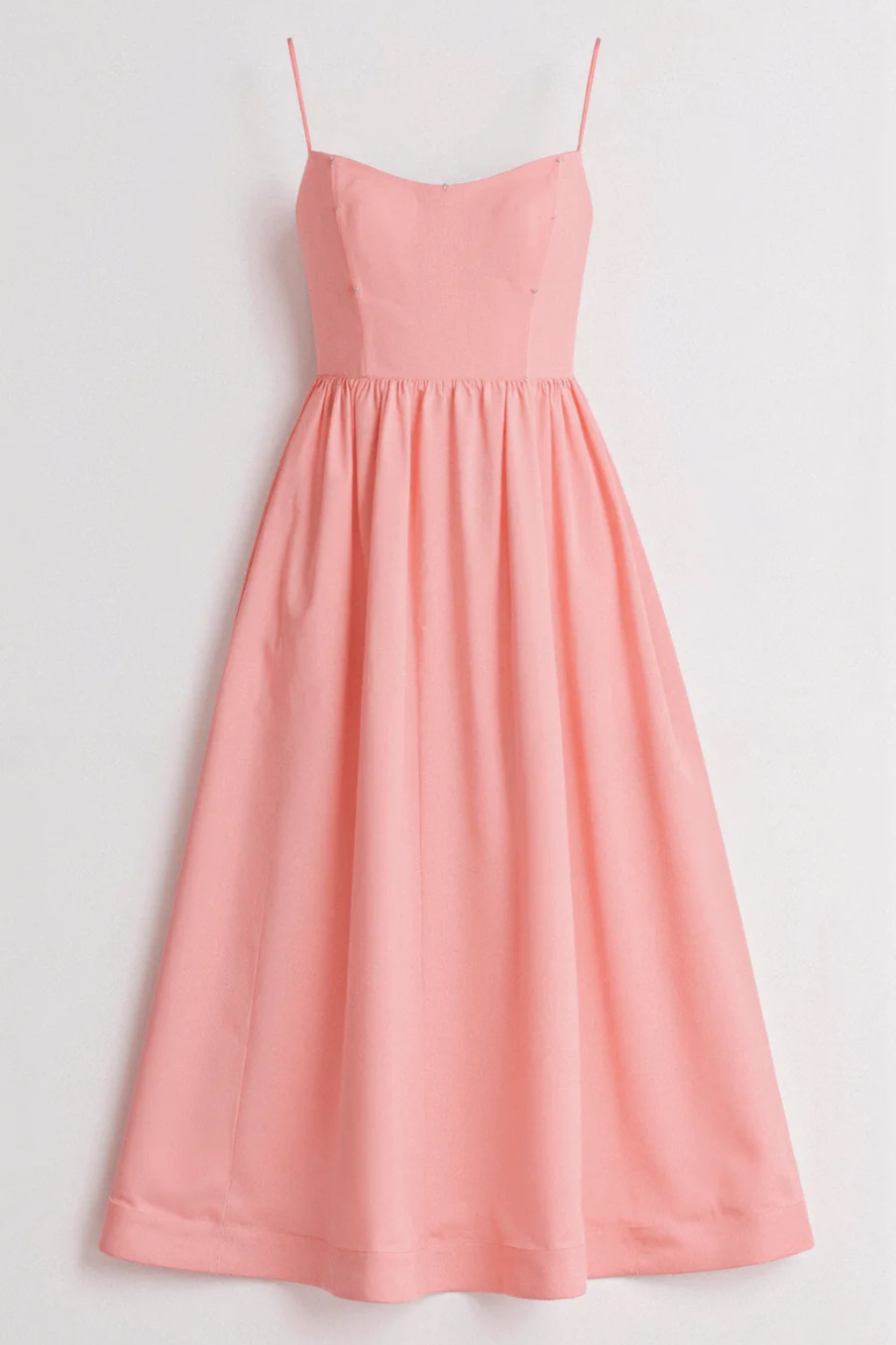 Sleeveless Midi Dress for Women with Flowy Feminine Silhouette