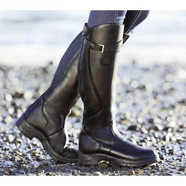Women’s Buckle Detail Knee-High Riding Boots