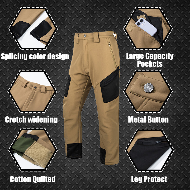 Men's Tactical Outdoor Cargo Pants with Knee Panels