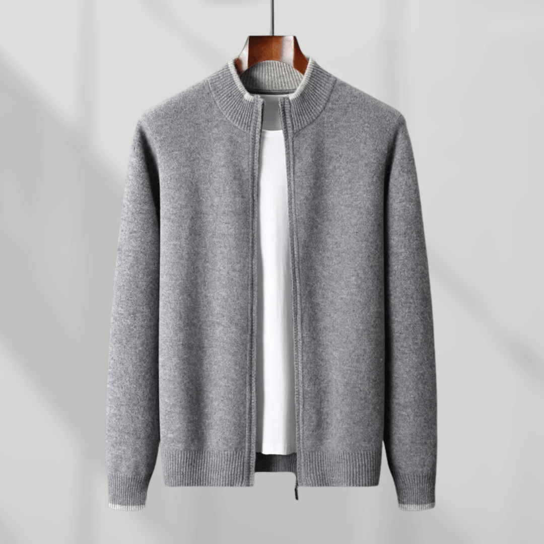 Soft Zip Cardigan for Men