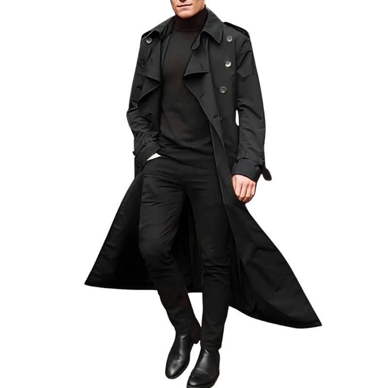 Stylish Waterproof Trench Coat for Men
