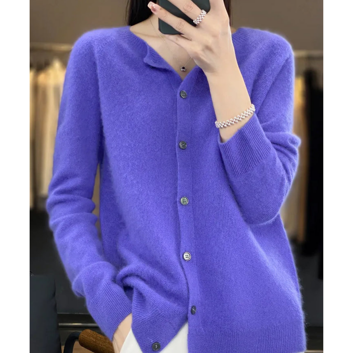 Women’s Classic V-Neck Soft Knit Cardigan