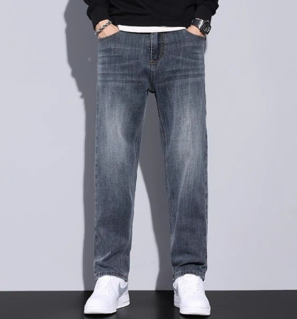 Stylish Solid Casual Men's Jeans