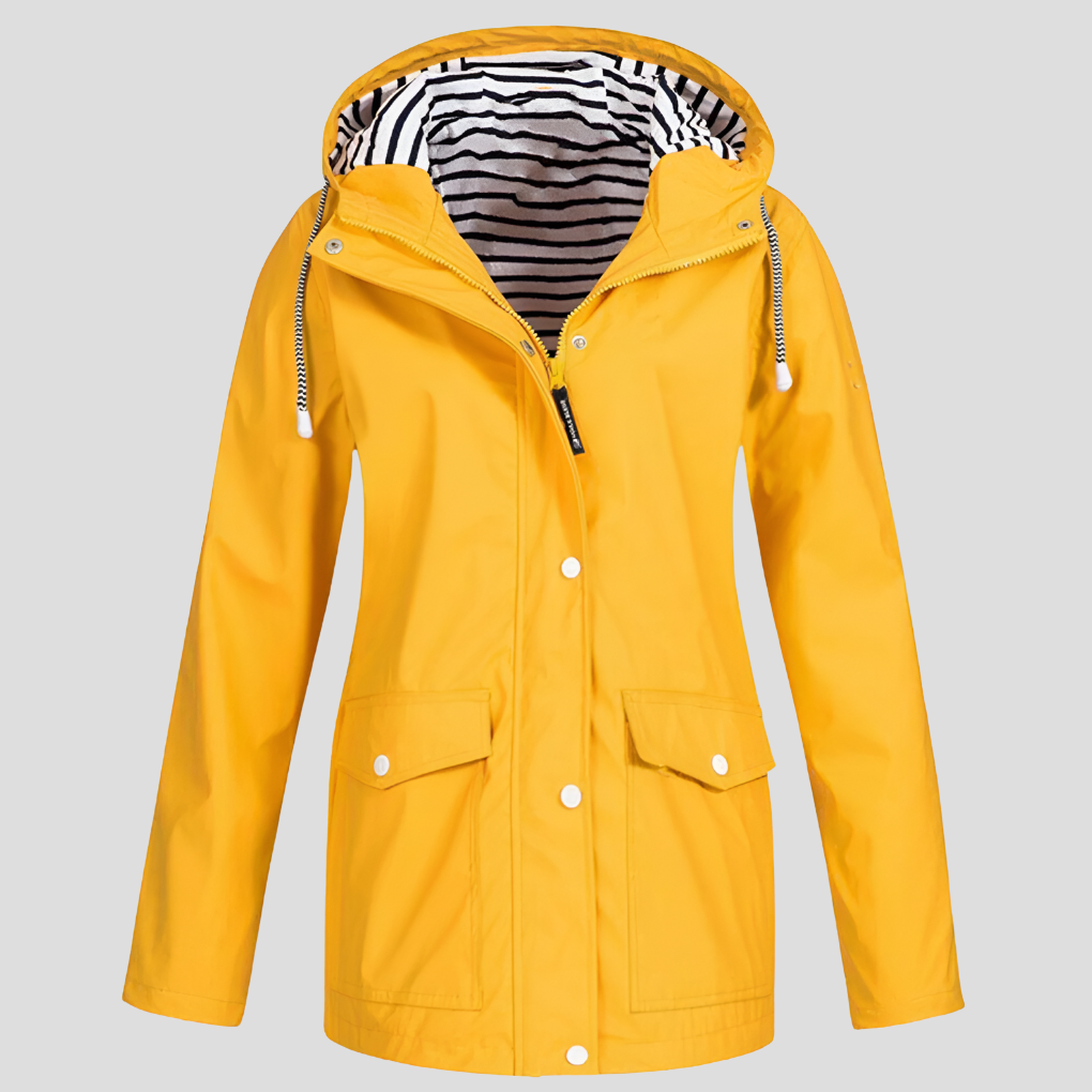 Women's Waterproof Hooded Rain Jacket