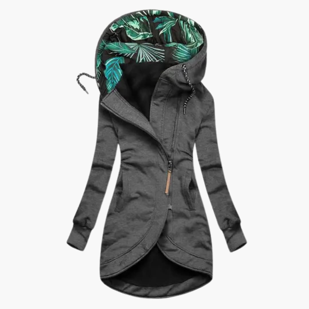 Women’s Hooded Insulated Jacket with Zip Front