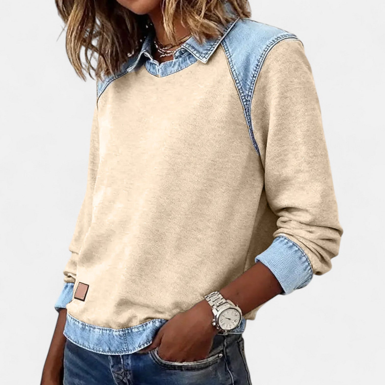 Women's Long Sleeve Casual Pullover Sweatshirt