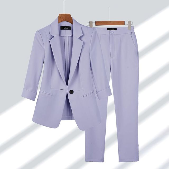 Elegant Blazer & Trouser Set for Women