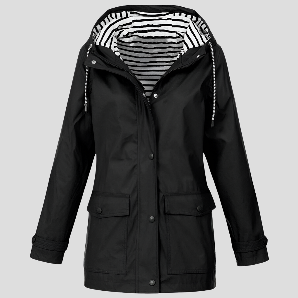 Women's Waterproof Hooded Rain Jacket