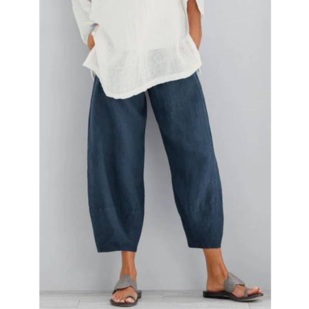 Women's Relaxed Straight-Leg Leisure Pants