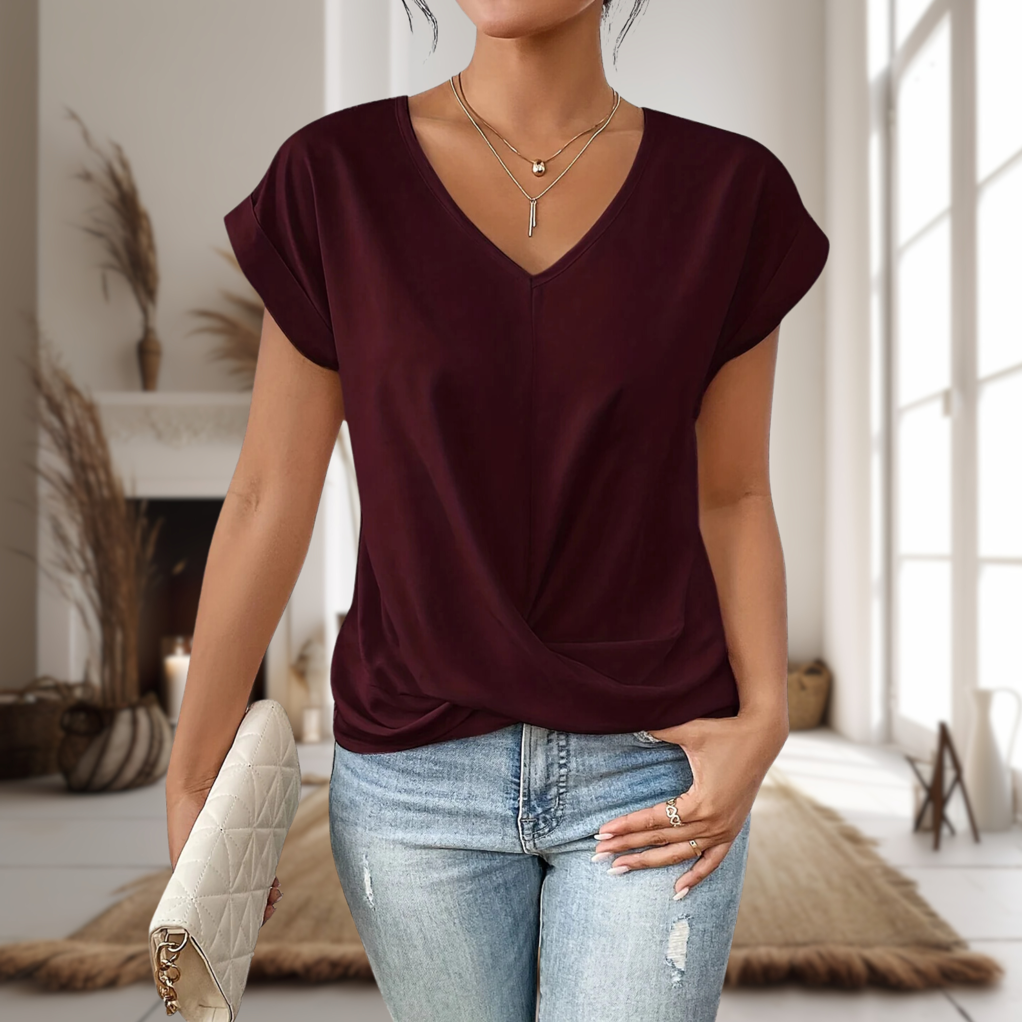 #Color_Burgundy red