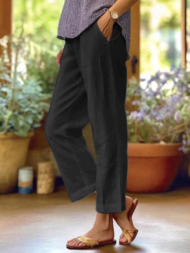 Women's Lightweigh Summer Pants with Adjustable Waistband