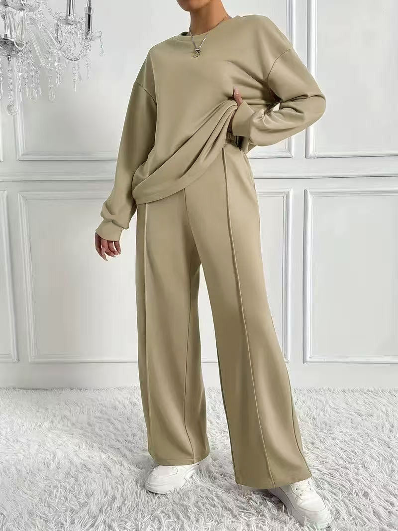 Women's Long Sleeve Sweatshirt Pants Set