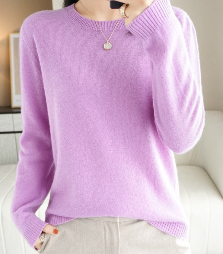 Women's Classic Round Neck Sweater