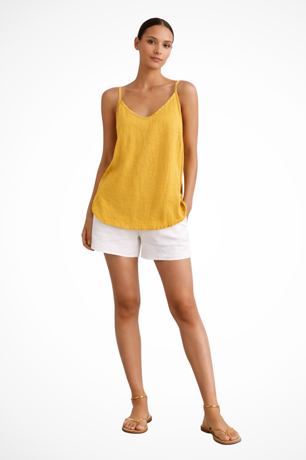 Relaxed Sleeveless Summer Tank Top for Women