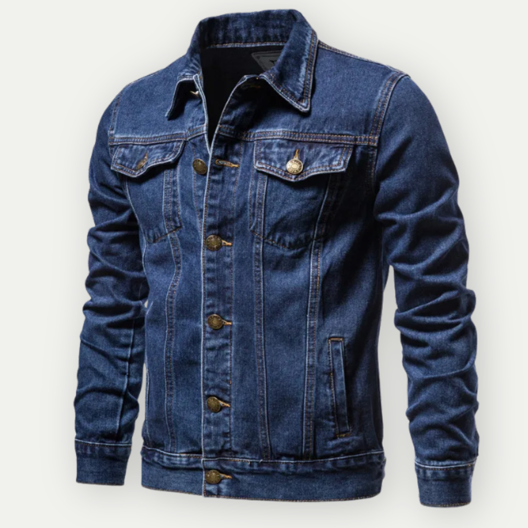 Stylish Denim Trucker Jacket with Comfortable Fit