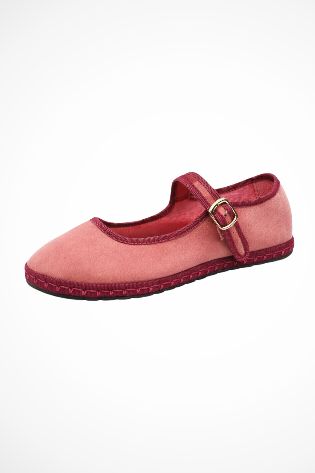 Classic Mary Jane Ballet Flats with Adjustable Strap for Women