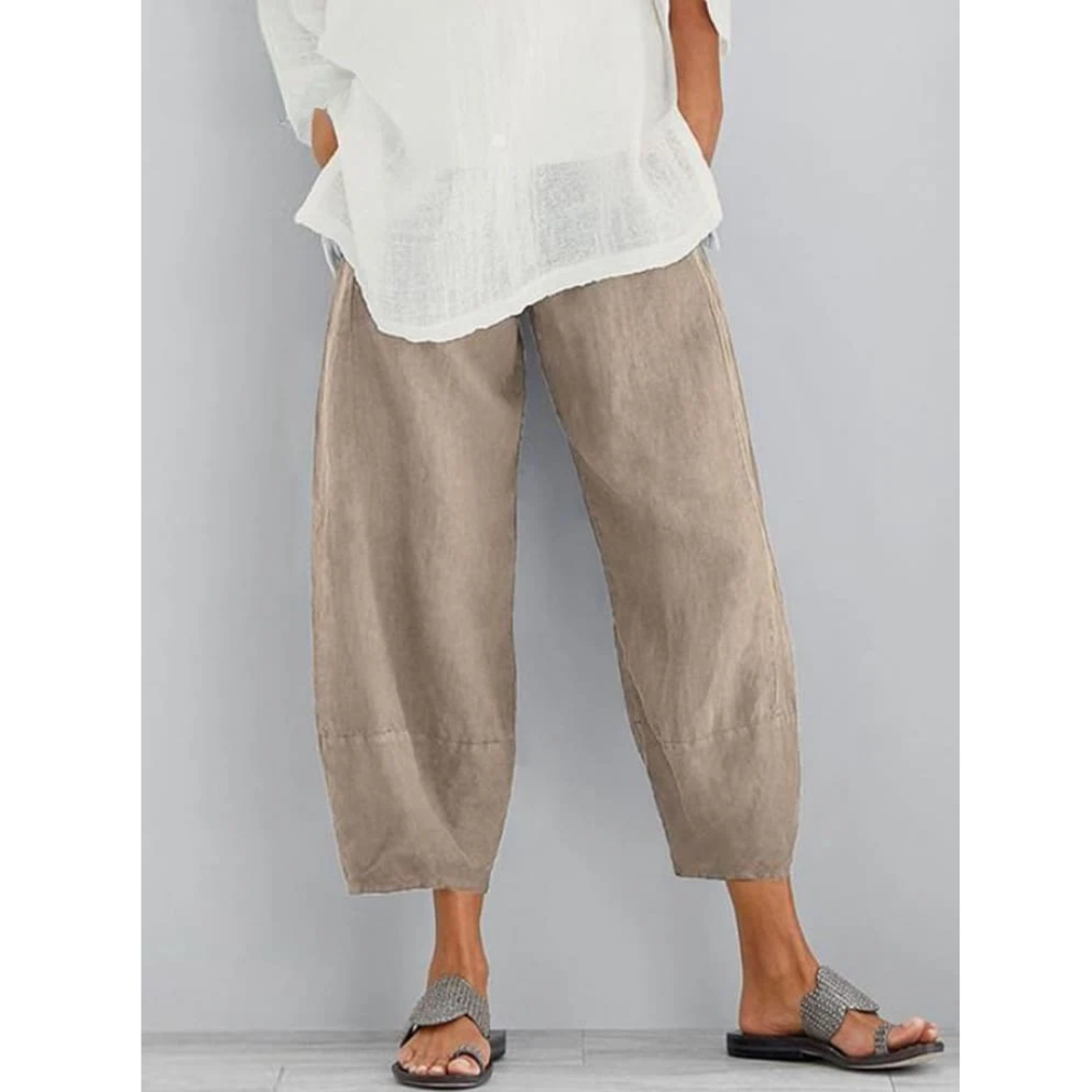 Women's Relaxed Straight-Leg Leisure Pants