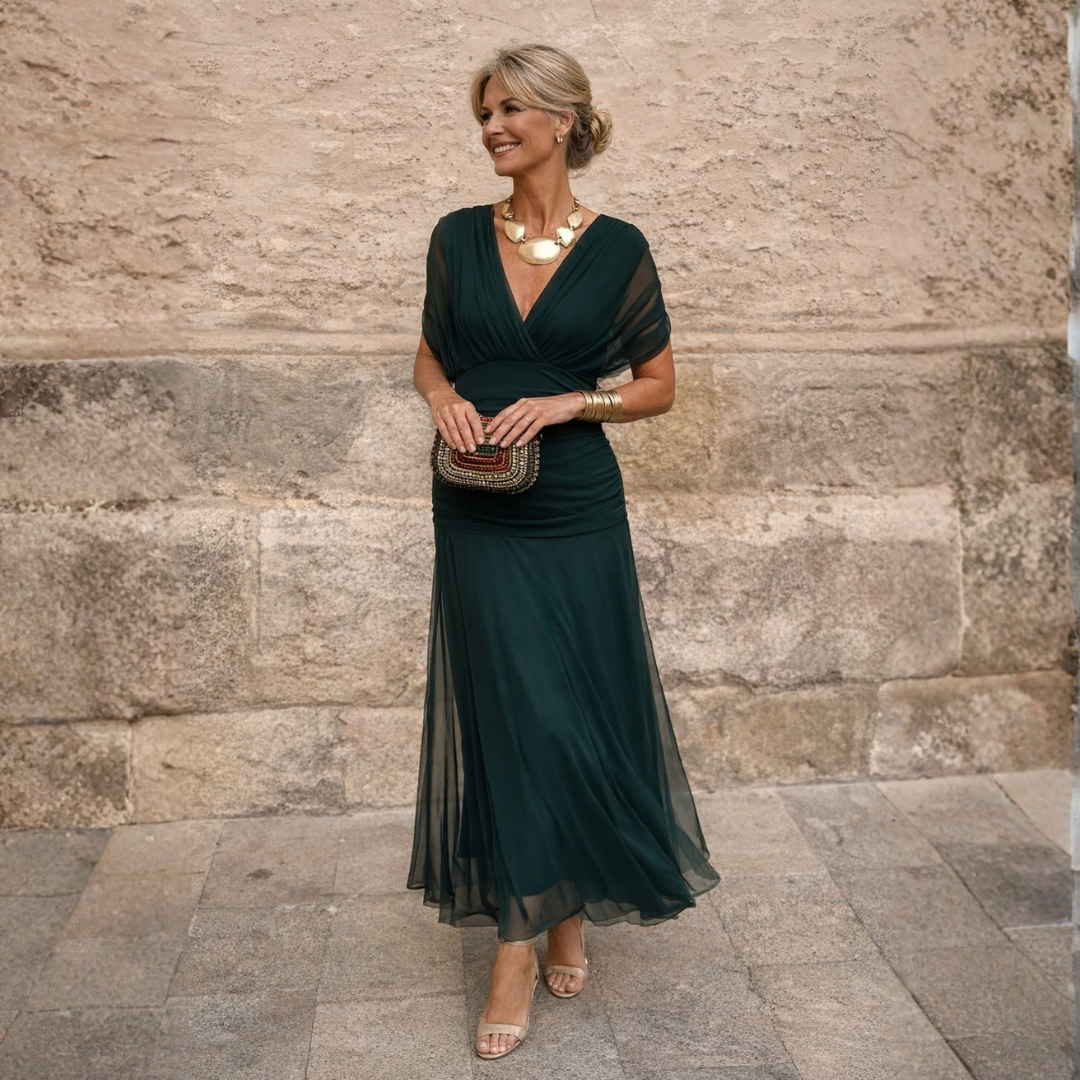 Women's Off Shoulder Mermaid Maxi Dress