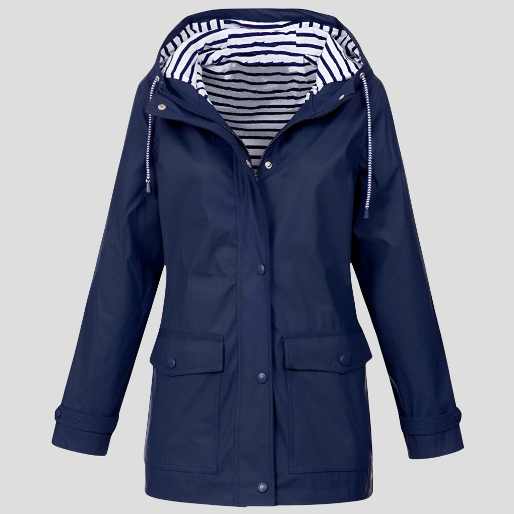 Women's Waterproof Hooded Rain Jacket