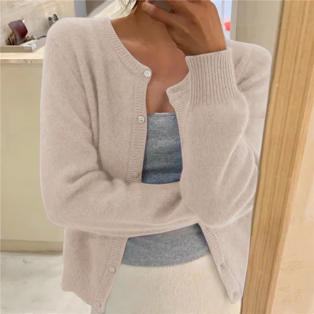 Women's Button-Up Soft Knit Cardigan