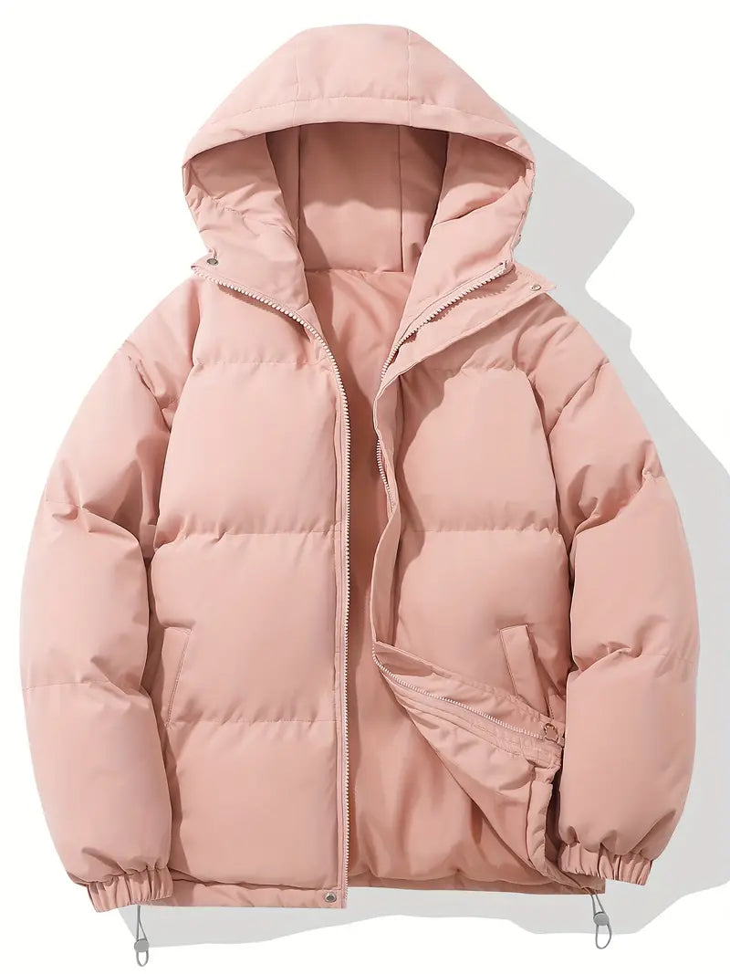Stylish Women's Puffer Jacket - Comfortable Warm Quilted Outerwear