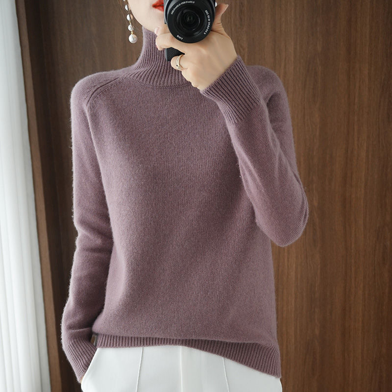 Women's Turtleneck Soft Knit Sweater