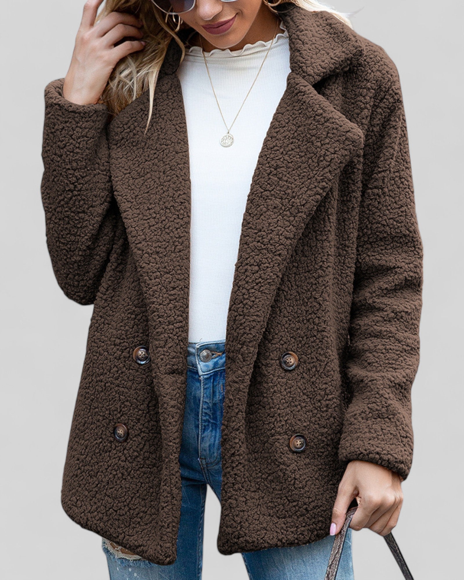 Stylish Soft Women's Coat - Elegance & Comfort