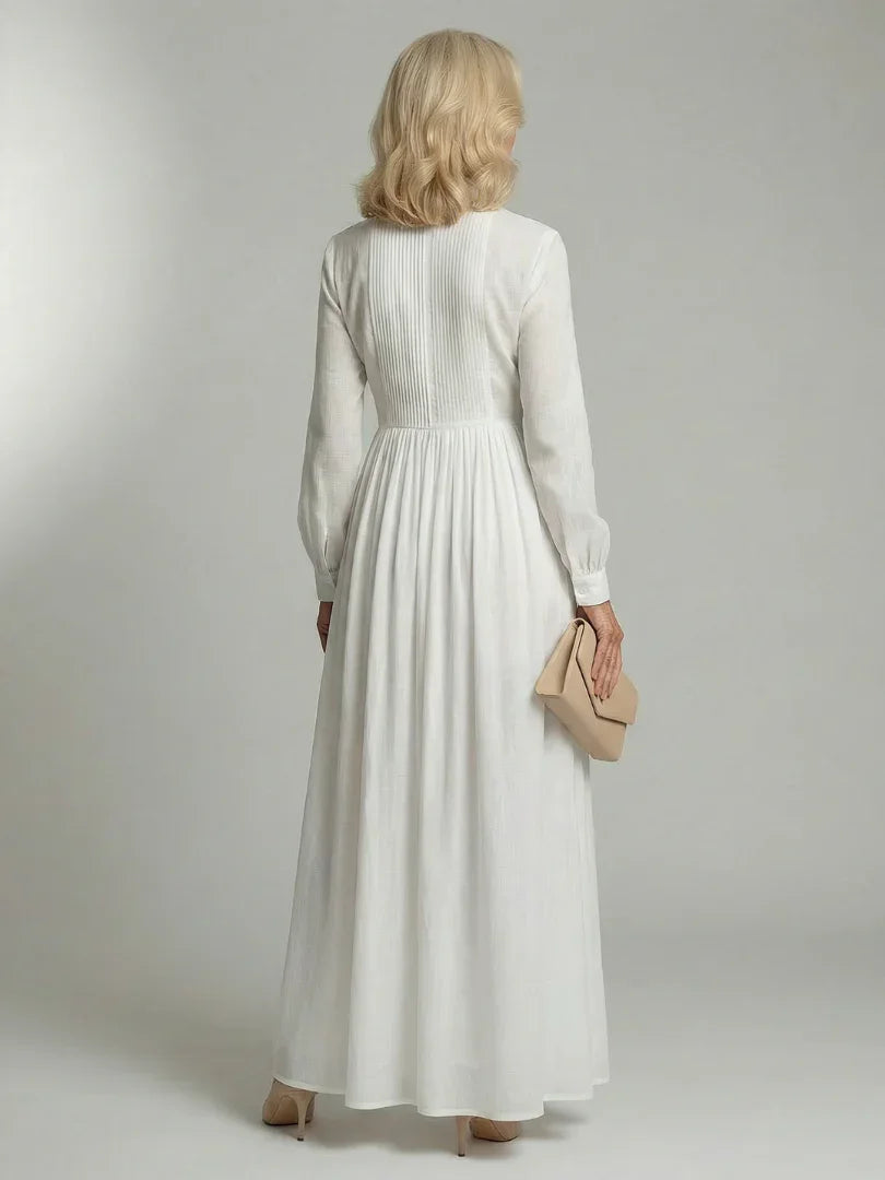 Women's Soft Flow Maxi Dress Long Sleeve