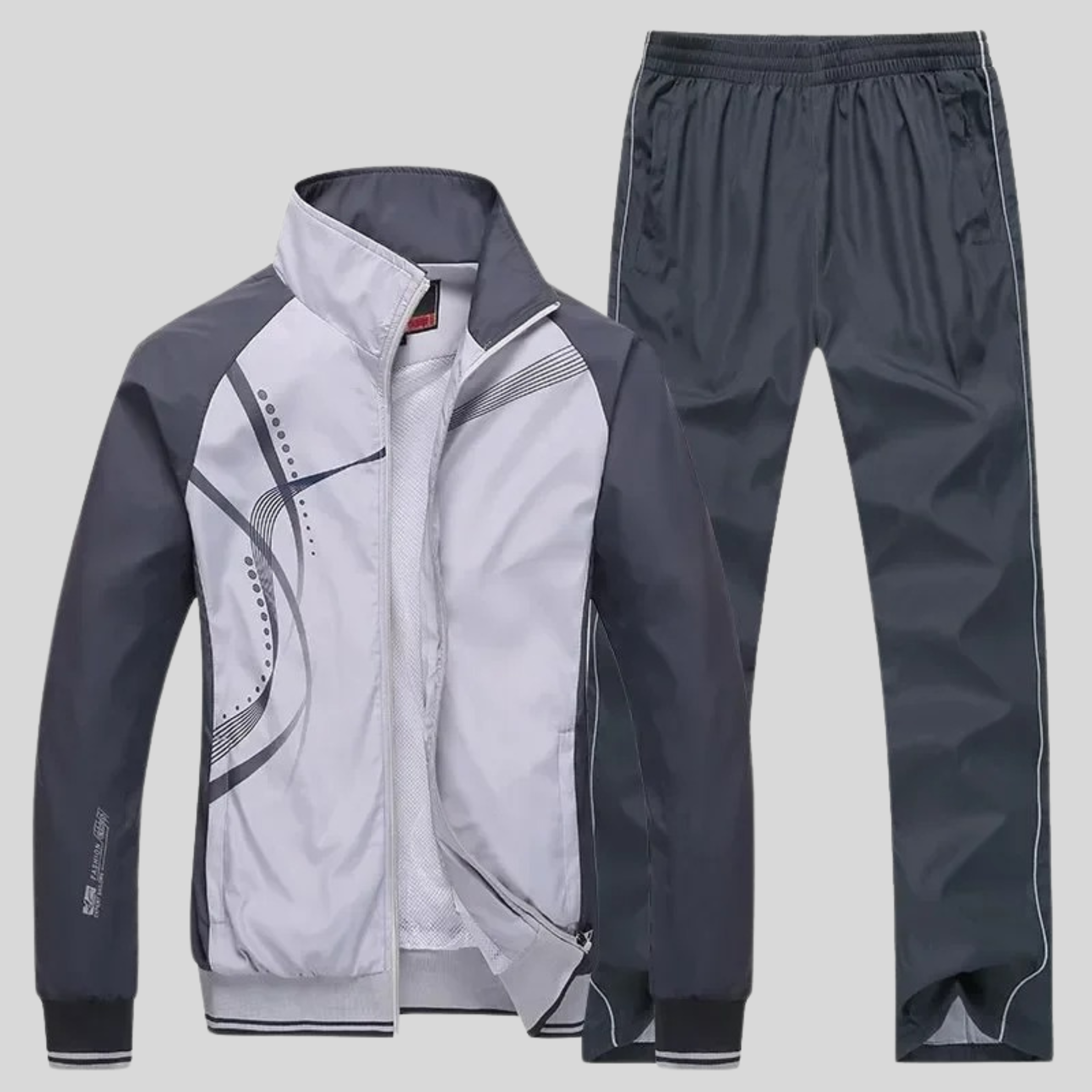 Men’s Athletic Two-Piece Sports Set with Performance Fit