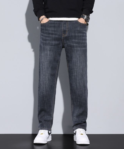 Stylish Solid Casual Men's Jeans