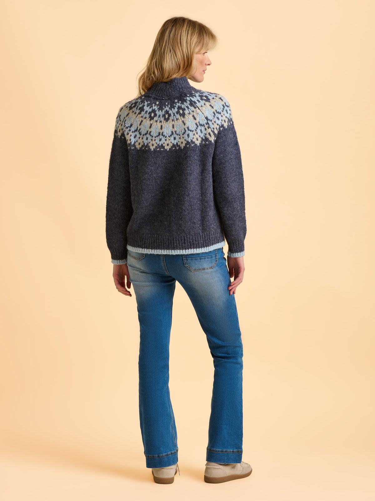 Women’s Fair Isle Nordic Pattern Knit Sweater