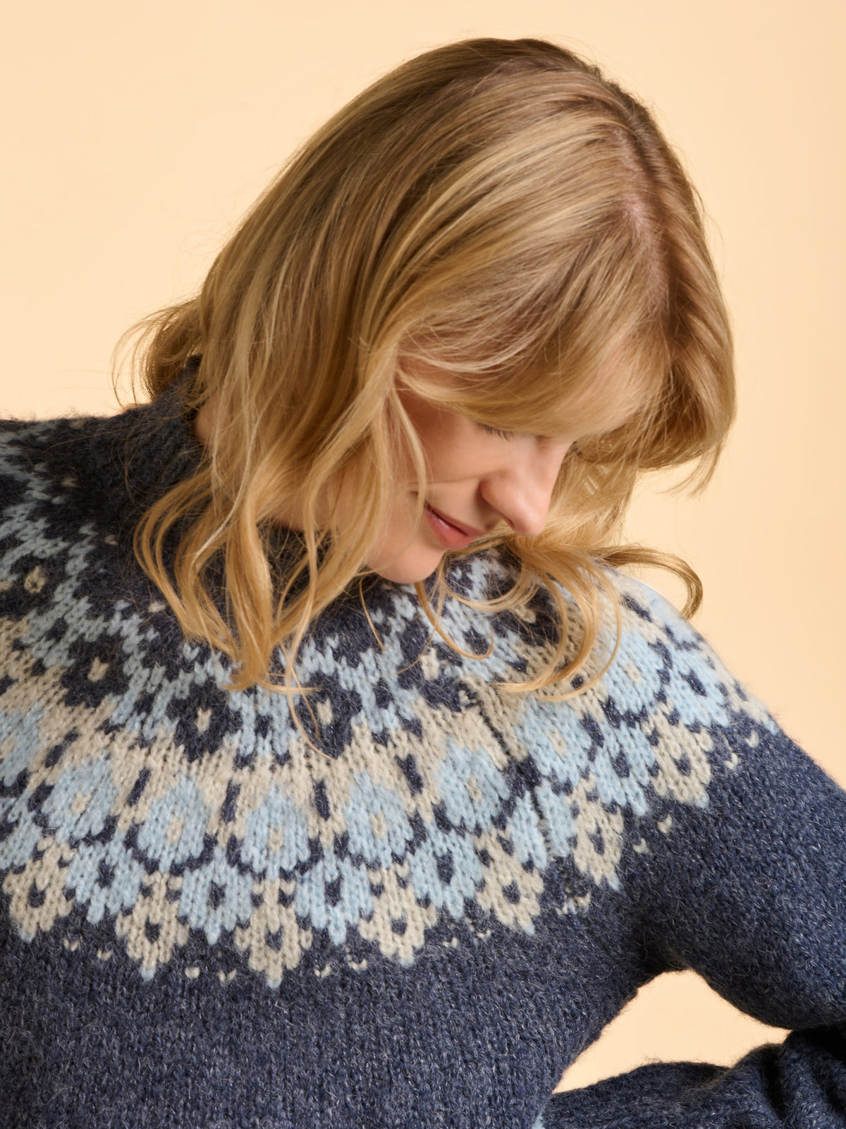 Women’s Fair Isle Nordic Pattern Knit Sweater