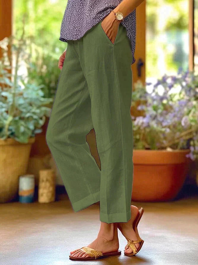 Women's Lightweigh Summer Pants with Adjustable Waistband