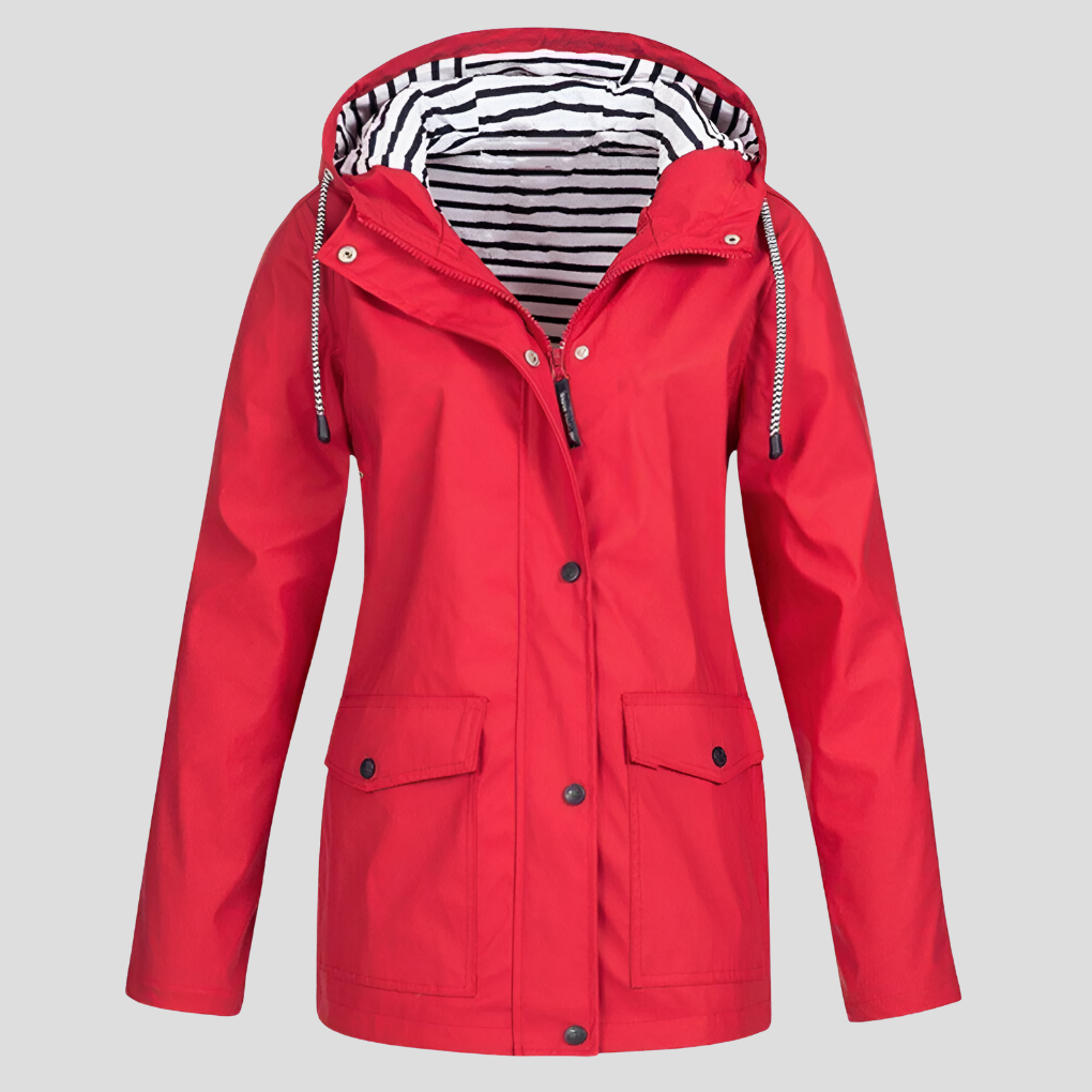 Women's Waterproof Hooded Rain Jacket