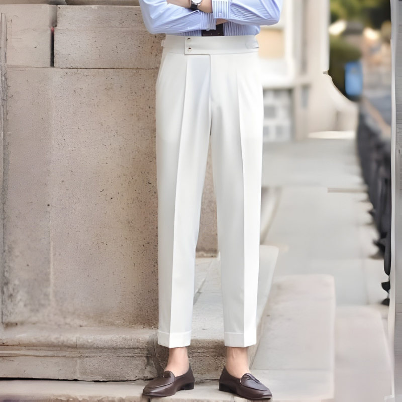 Stylish Chic Men's Suit Trousers