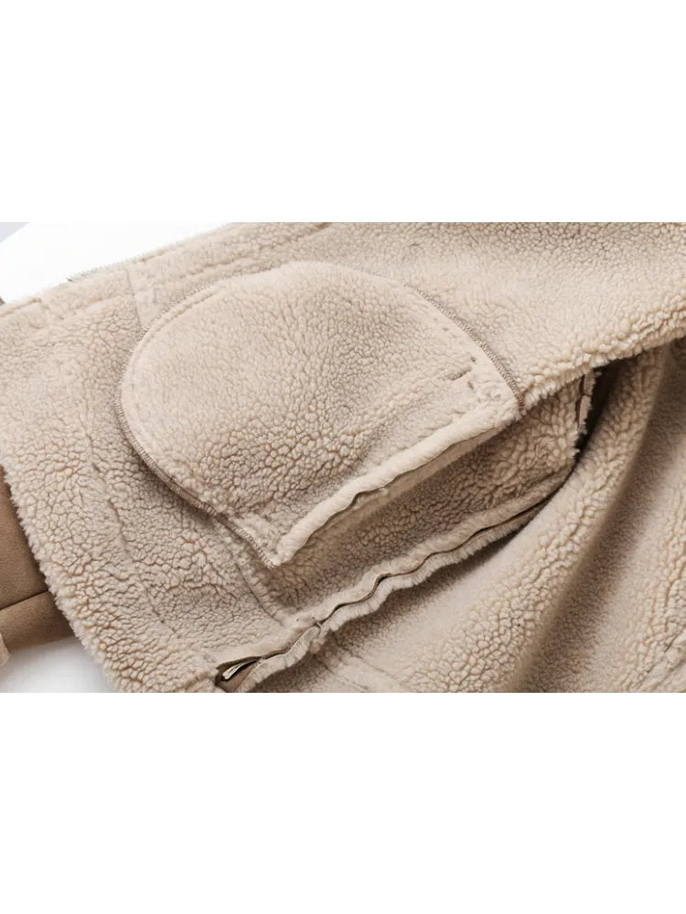 Women's Vintage Aviator Bomber Jacket