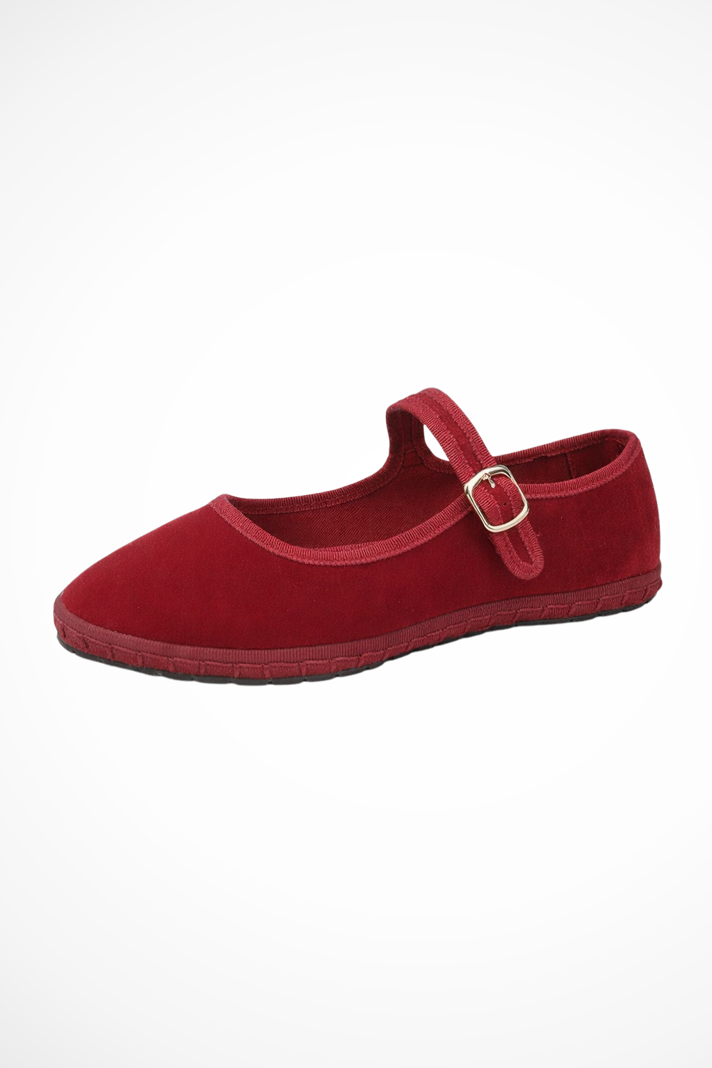 Classic Mary Jane Ballet Flats with Adjustable Strap for Women