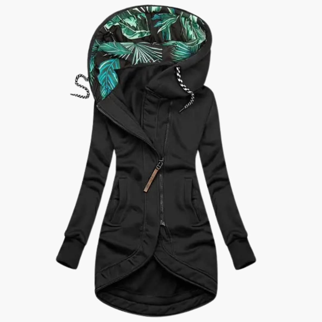 Women’s Hooded Insulated Jacket with Zip Front