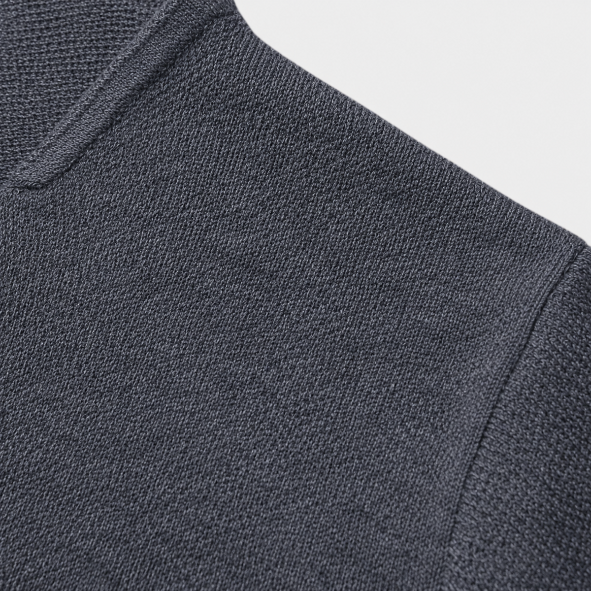 Men’s Button-Front Knit Cardigan with Notched Collar