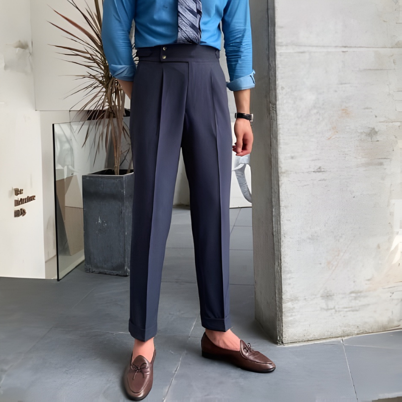 Stylish Chic Men's Suit Trousers