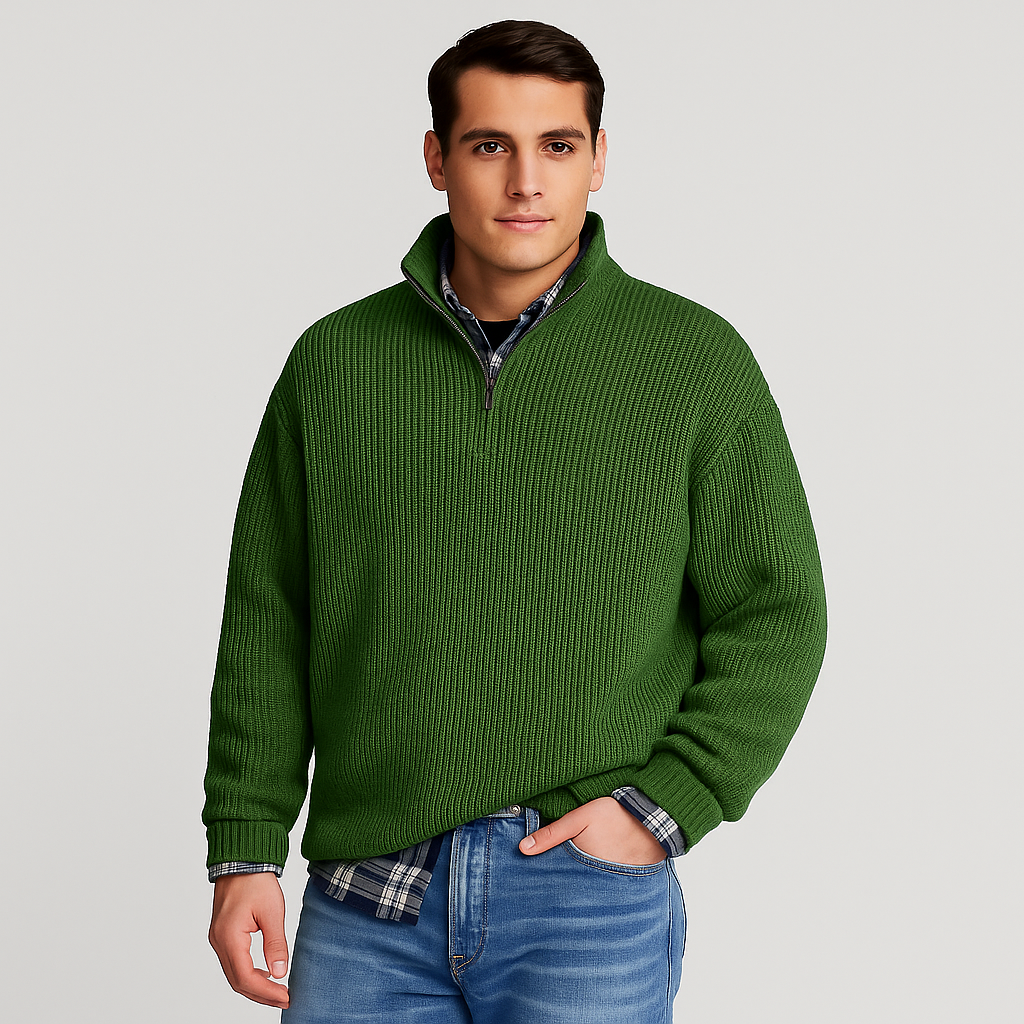 Elegant Men's Sweater for Autumn