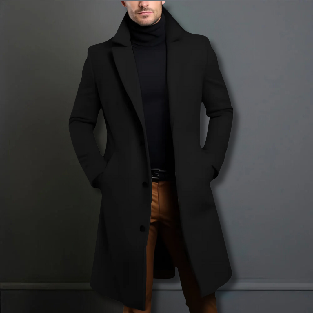 Stylish Long Overcoat | Timeless Design