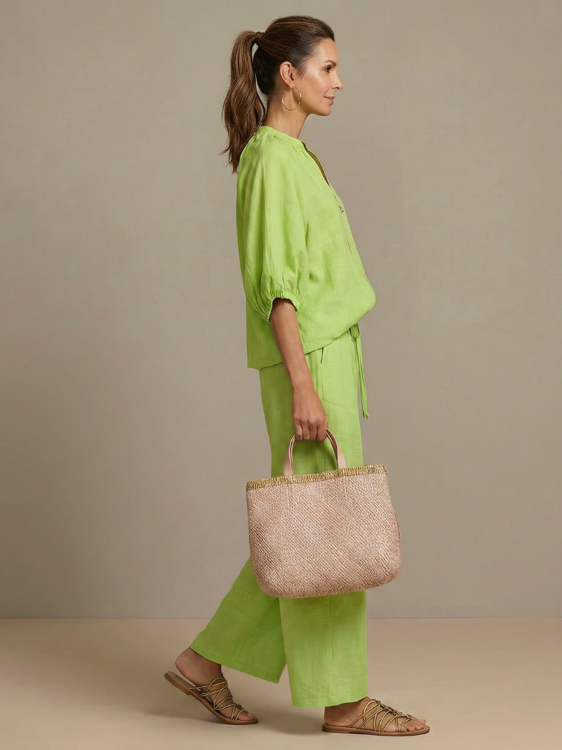 Women's Relaxed Zip-Up Two-Piece Set