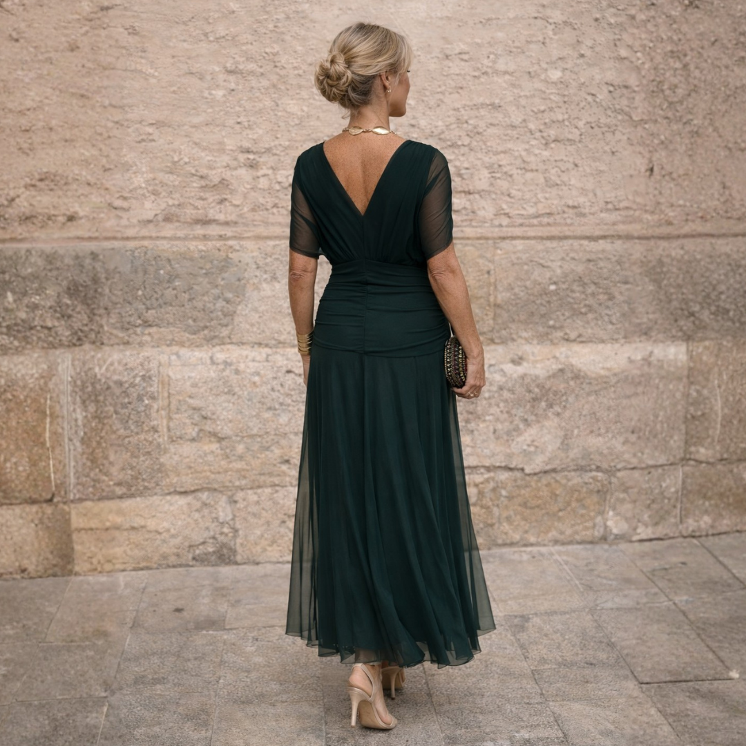 Women's Off Shoulder Mermaid Maxi Dress